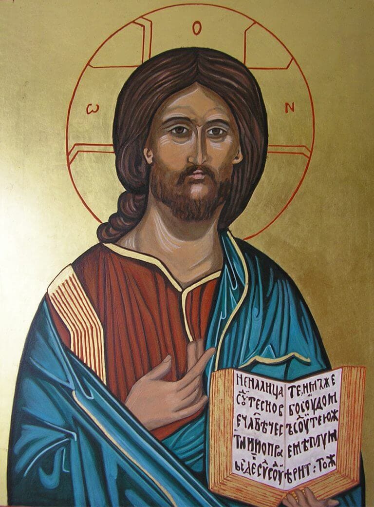 Cristo Pantocrator (tavola 29 x 38)