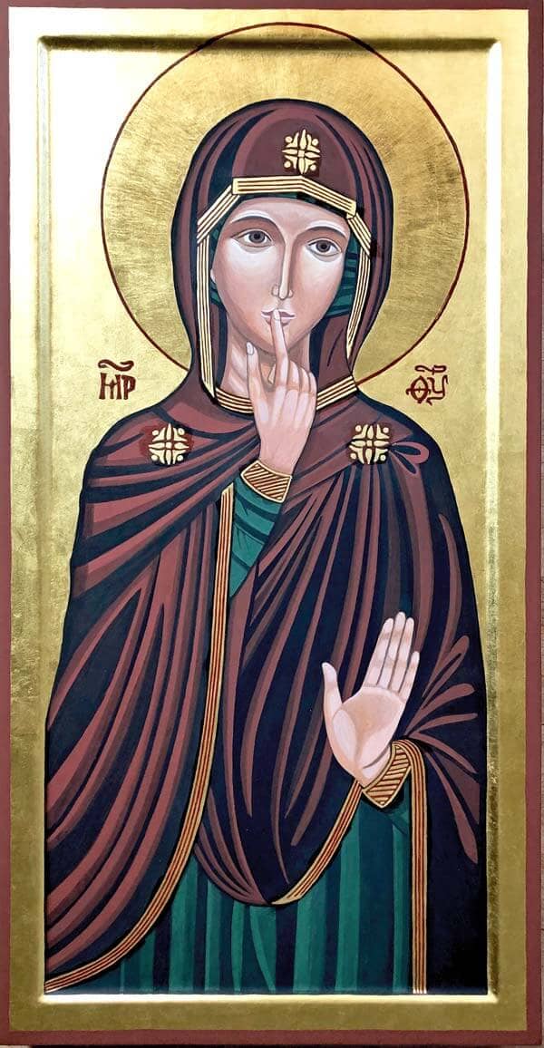 Vergine del Silenzio (tavola 37 x 71)