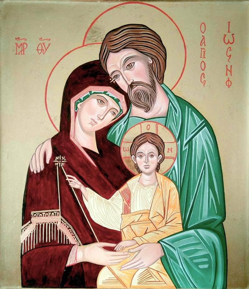 La Sacra Famiglia (tavola 44 x 49)