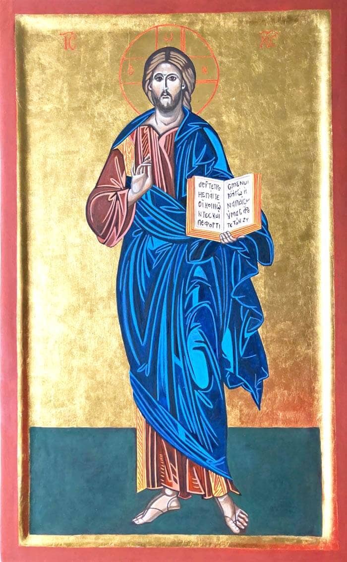 Cristo Pantocrator (tavola 46,5 x 29)