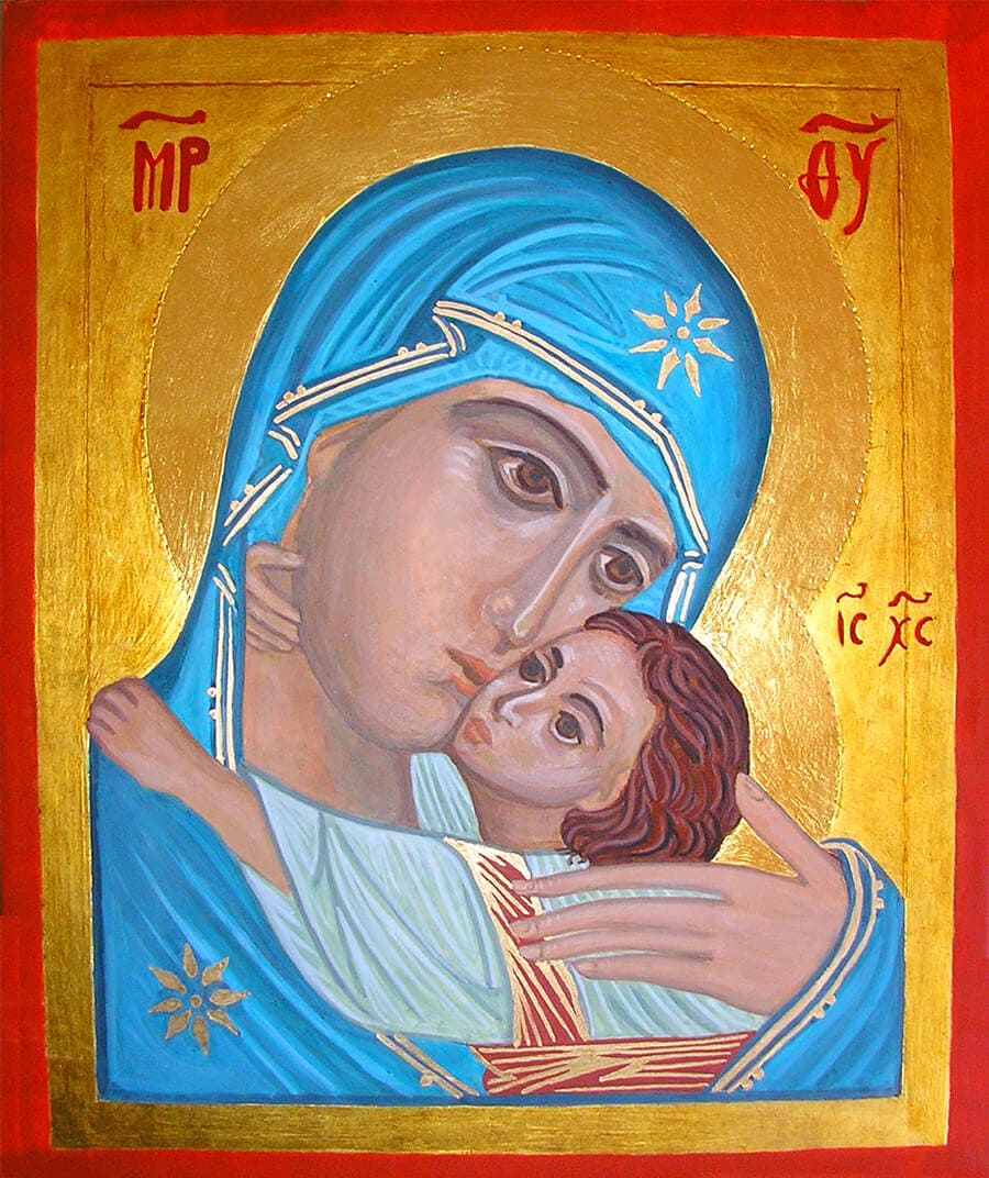 Vergine della tenerezza 3 (tavola 23 x 29)