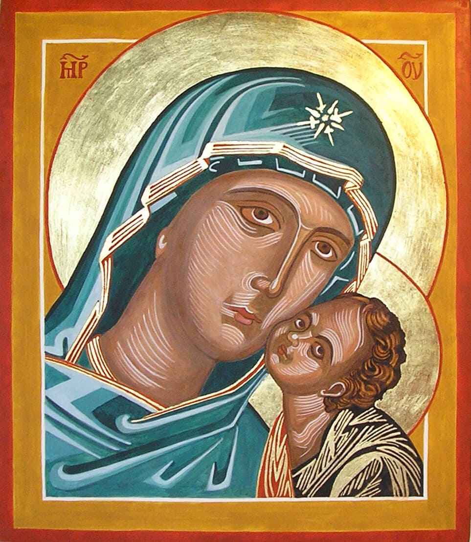 Vergine della tenerezza (tavola 30 x 35)