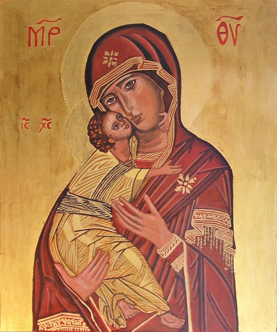 Vergine della tenerezza (tavola 25 x 30)